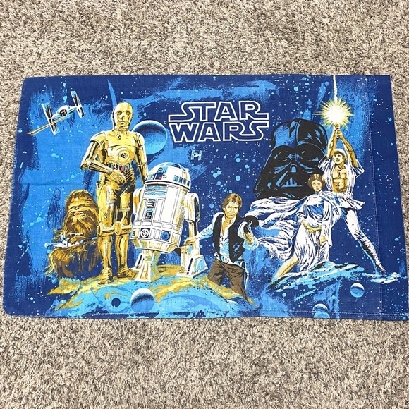 Star Wars Bedding Rare Vintage 977 Star Wars Original Standard Size